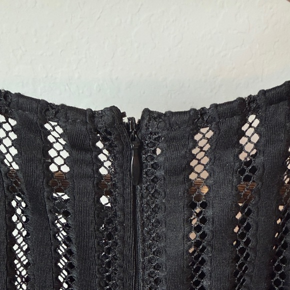 Gianni Bini Mesh Black Dress - Picture 5 of 6